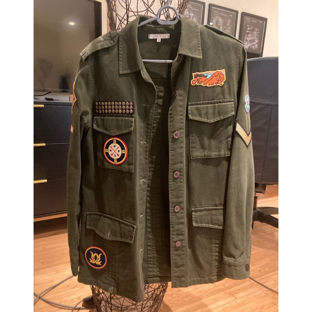 Military style coat